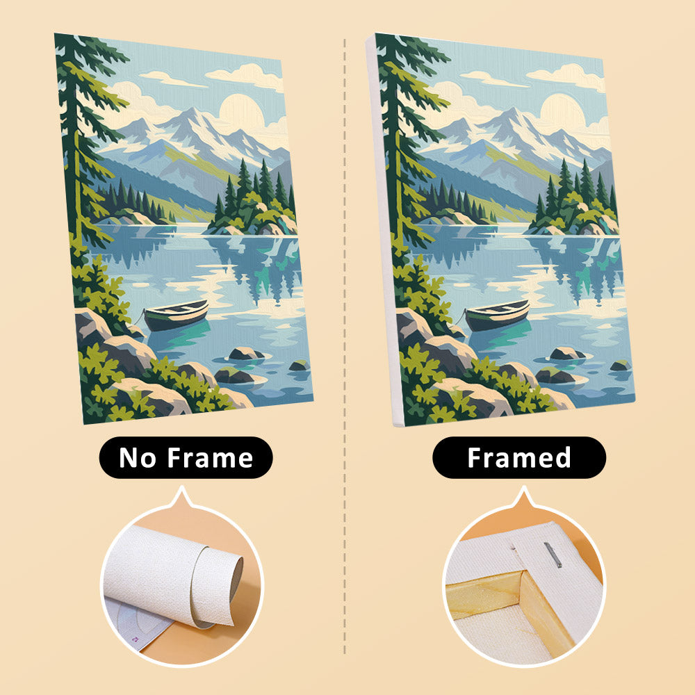 Alpine Wilderness mini paint by numbers – image 13