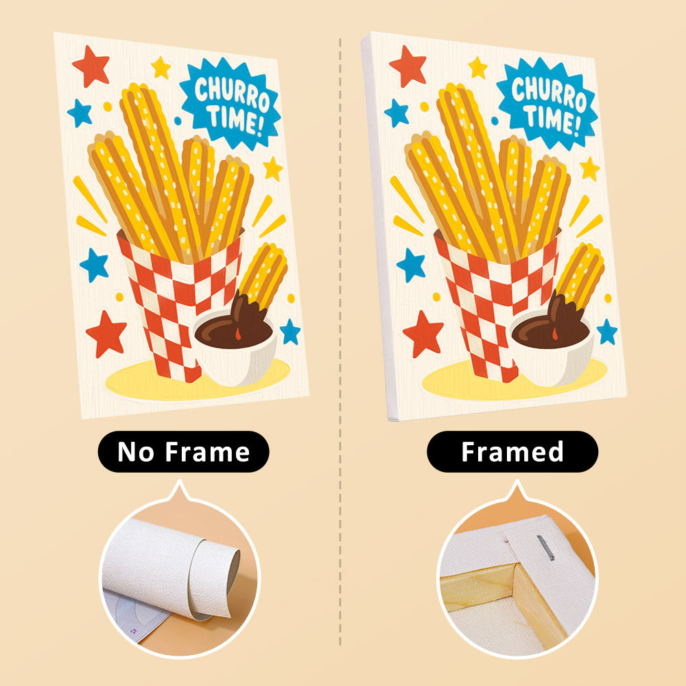 Playful Snack Posters mini paint by numbers – image 13