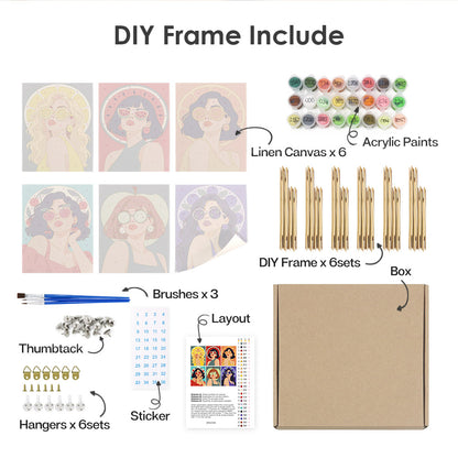 Fruity Sunglasses Portraits mini paint by numbers – image 18