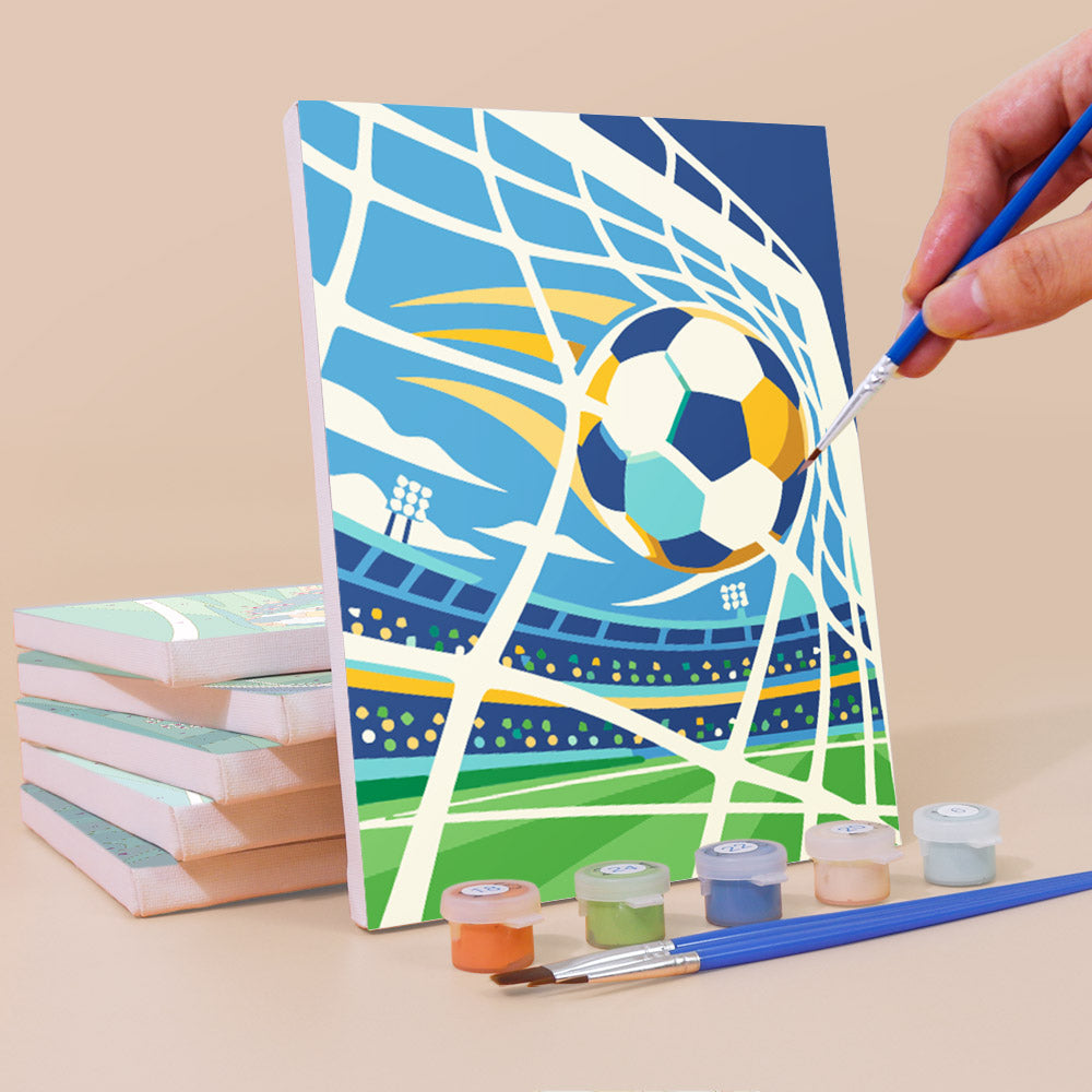 Soccer Celebration mini paint by numbers – image 3