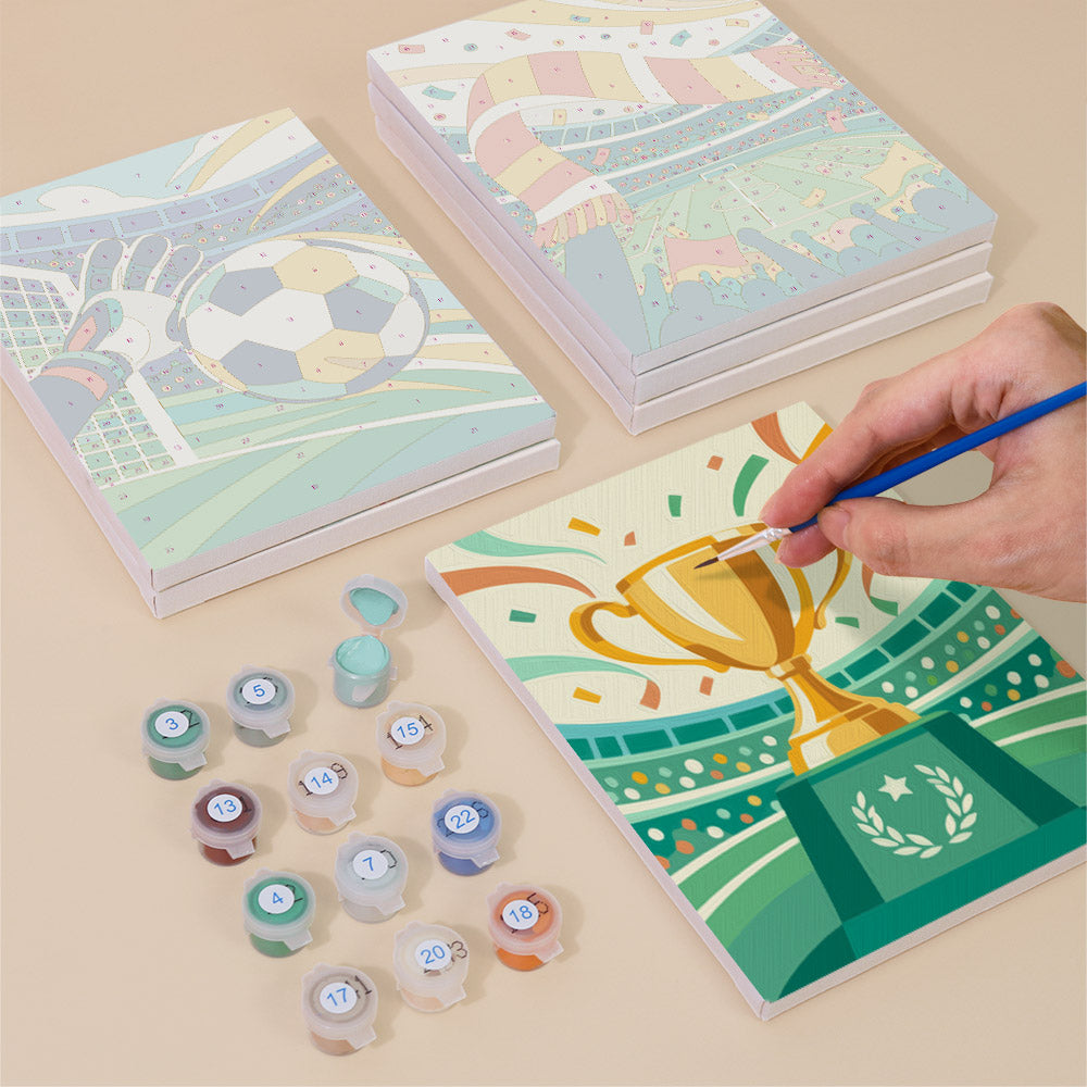 Soccer Celebration mini paint by numbers – image 4