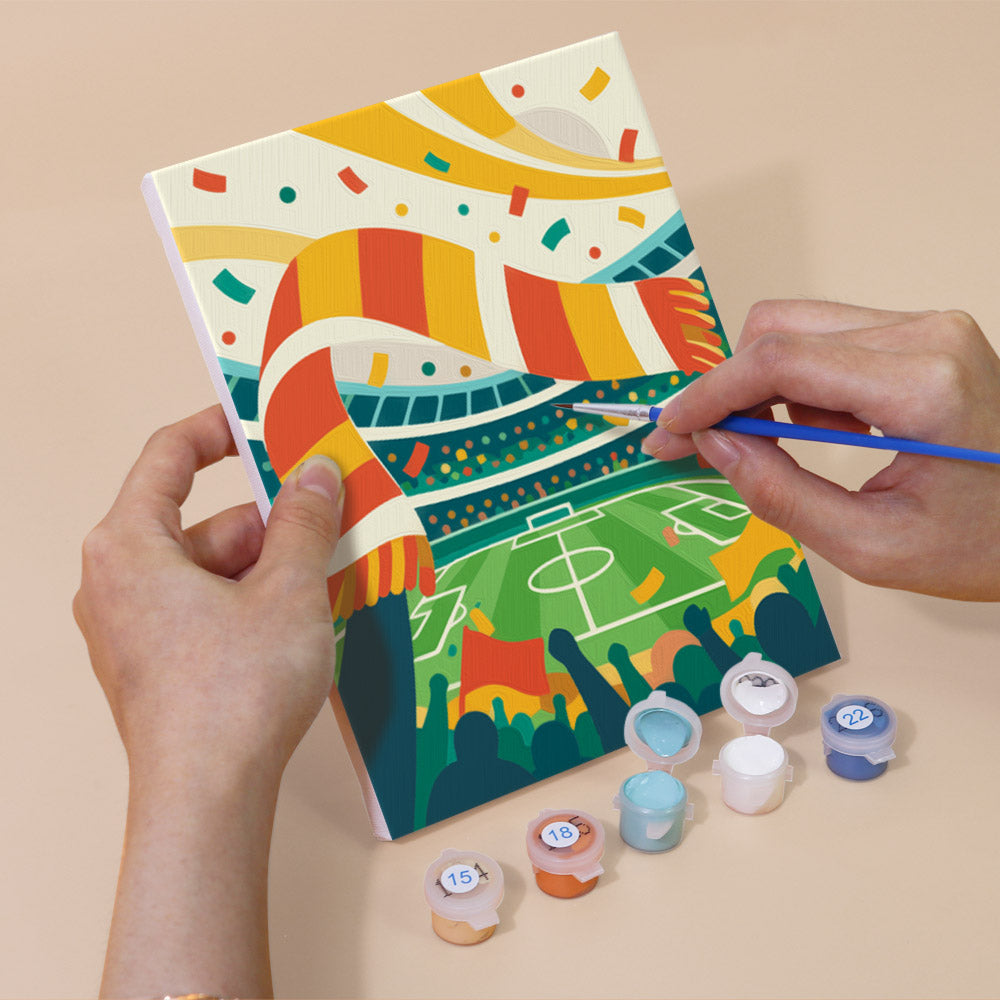 Soccer Celebration mini paint by numbers – image 5