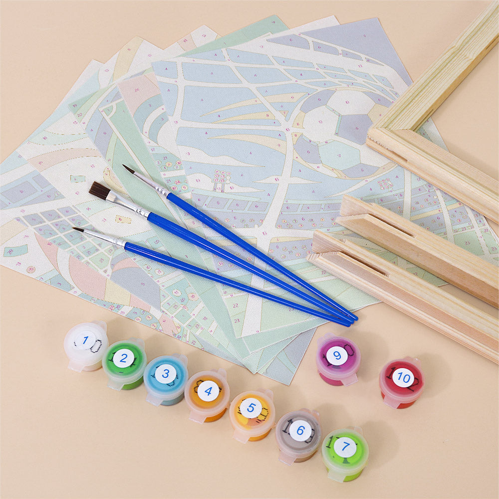 Soccer Celebration mini paint by numbers – image 11