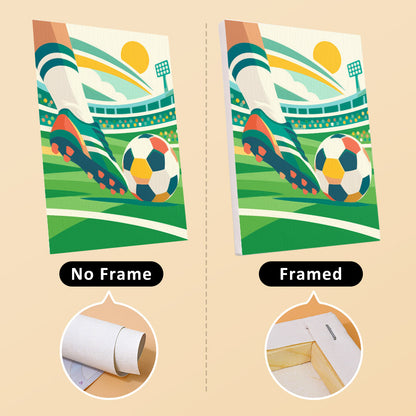 Soccer Celebration mini paint by numbers – image 13