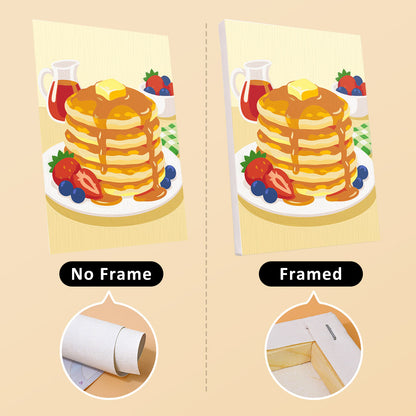 Cheerful Breakfast Plates mini paint by numbers – image 13
