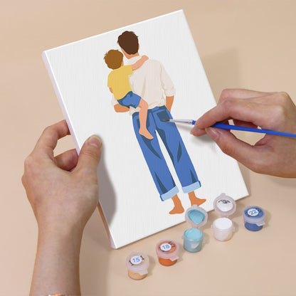 Fathers and Sons mini paint by numbers – image 5