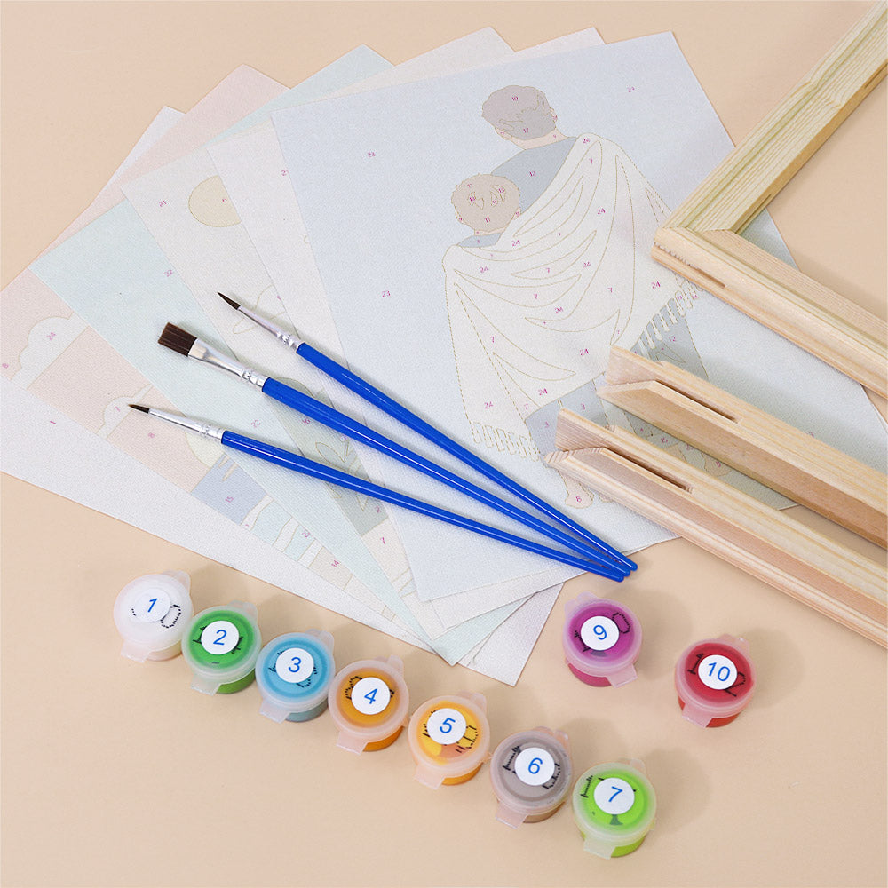 Fathers and Sons mini paint by numbers – image 11