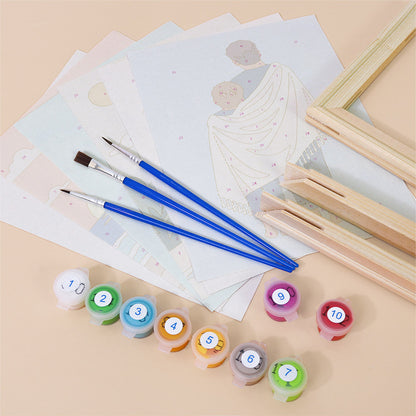 Fathers and Sons mini paint by numbers – image 11