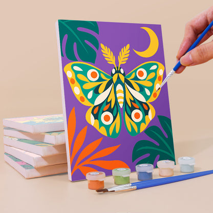 Vivid Tropical Insects mini paint by numbers – image 3
