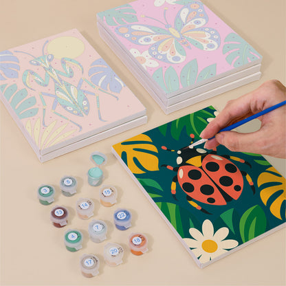 Vivid Tropical Insects mini paint by numbers – image 4