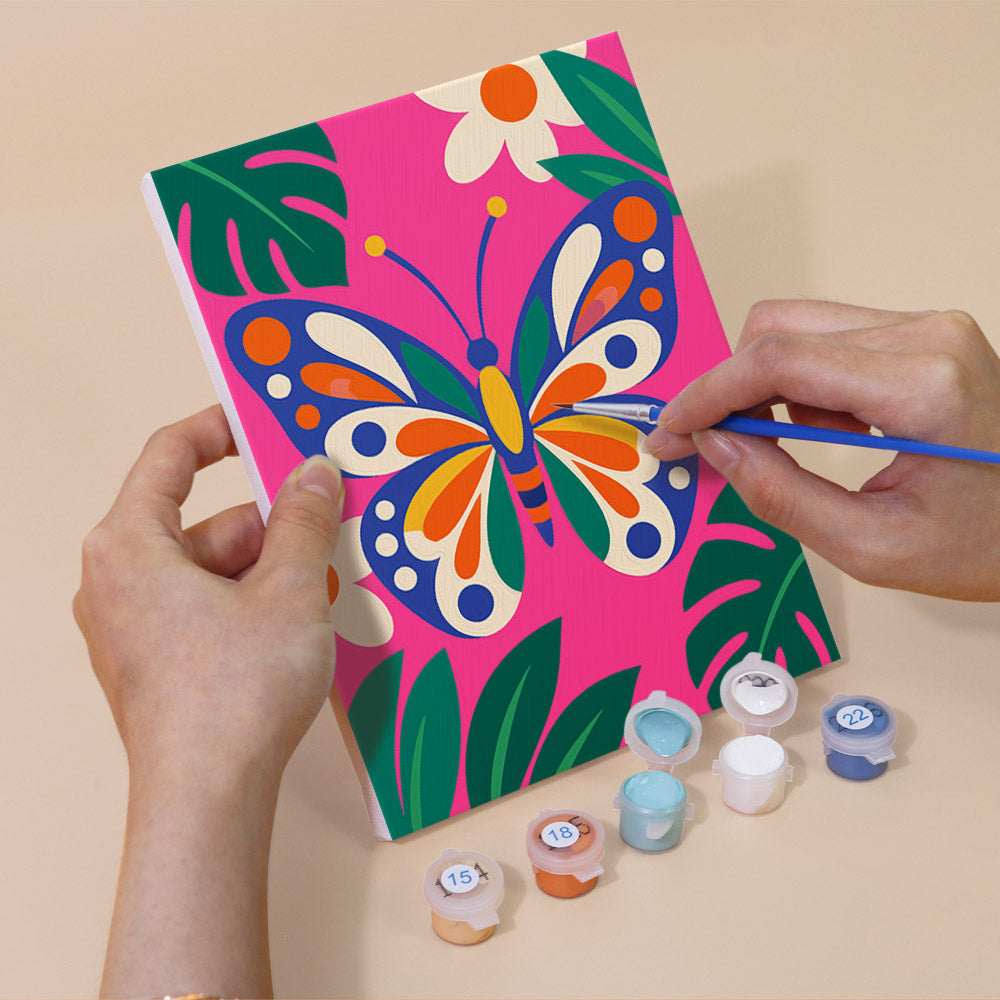 Vivid Tropical Insects mini paint by numbers – image 5