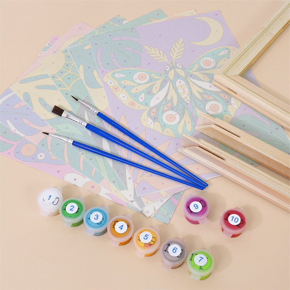 Vivid Tropical Insects mini paint by numbers – image 11
