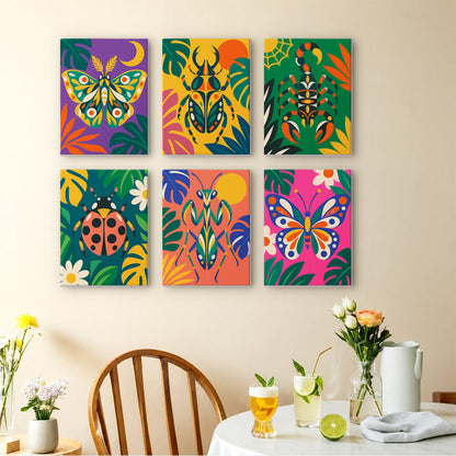 Vivid Tropical Insects mini paint by numbers – image 14