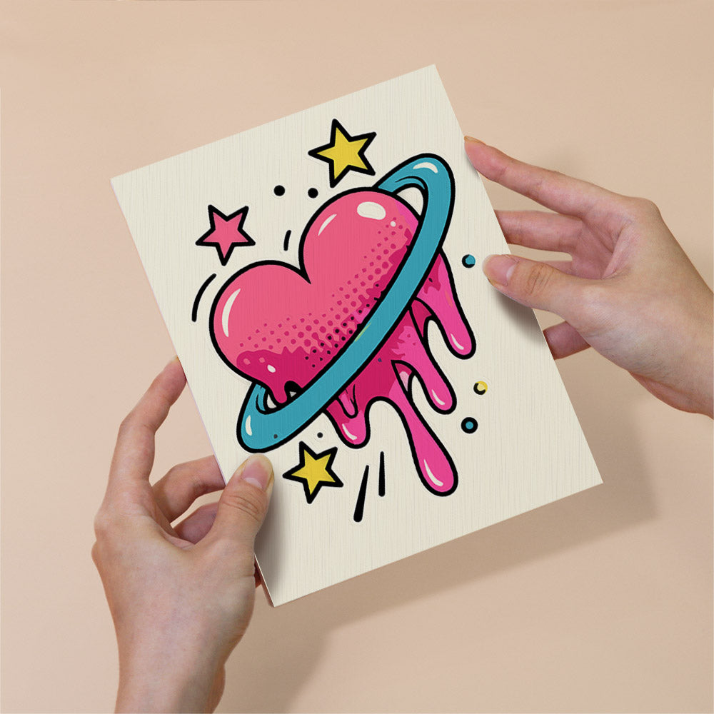 Heart Shades and Roller Skates mini paint by numbers – image 6