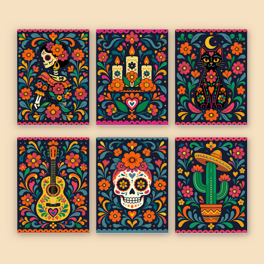 Mexican Folk Art Fiesta mini paint by numbers – image 8