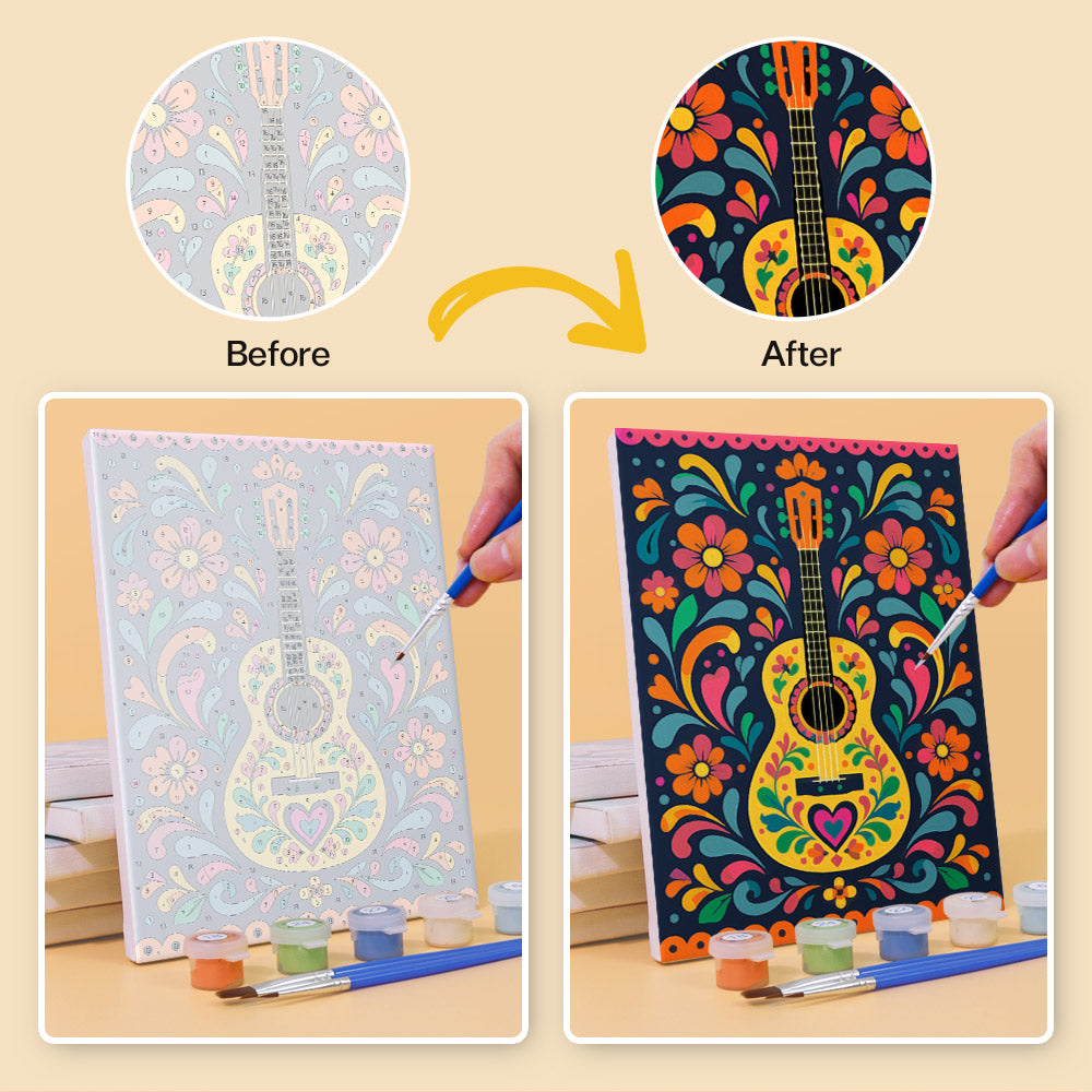 Mexican Folk Art Fiesta mini paint by numbers – image 10