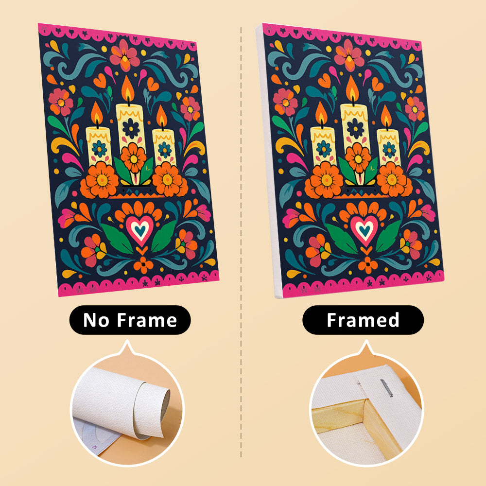 Mexican Folk Art Fiesta mini paint by numbers – image 13