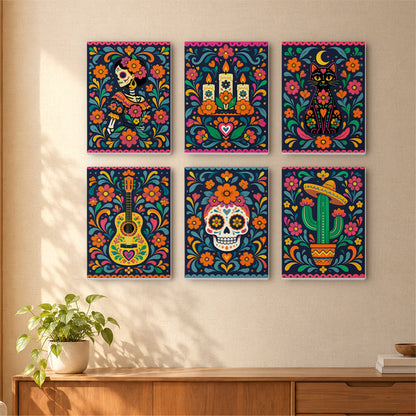 Mexican Folk Art Fiesta mini paint by numbers – image 16