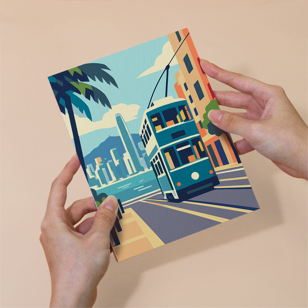 Hong Kong Harbor Scenes mini paint by numbers – image 6
