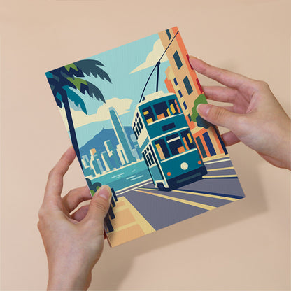 Hong Kong Harbor Scenes mini paint by numbers – image 6