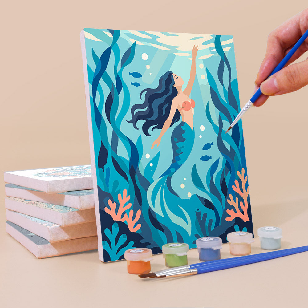 Enchanted Mermaid Adventures mini paint by numbers – image 3
