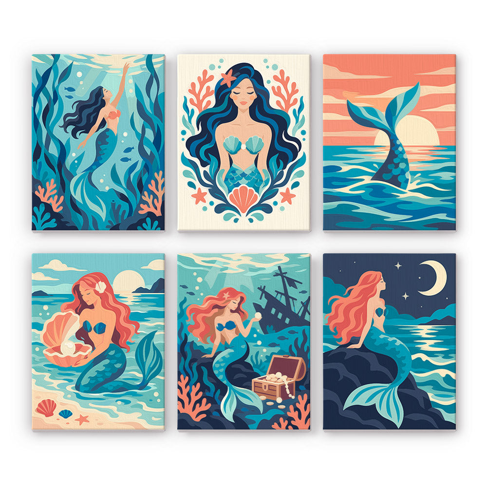 Enchanted Mermaid Adventures mini paint by numbers – image 7
