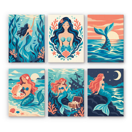 Enchanted Mermaid Adventures mini paint by numbers – image 7