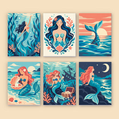 Enchanted Mermaid Adventures mini paint by numbers – image 8