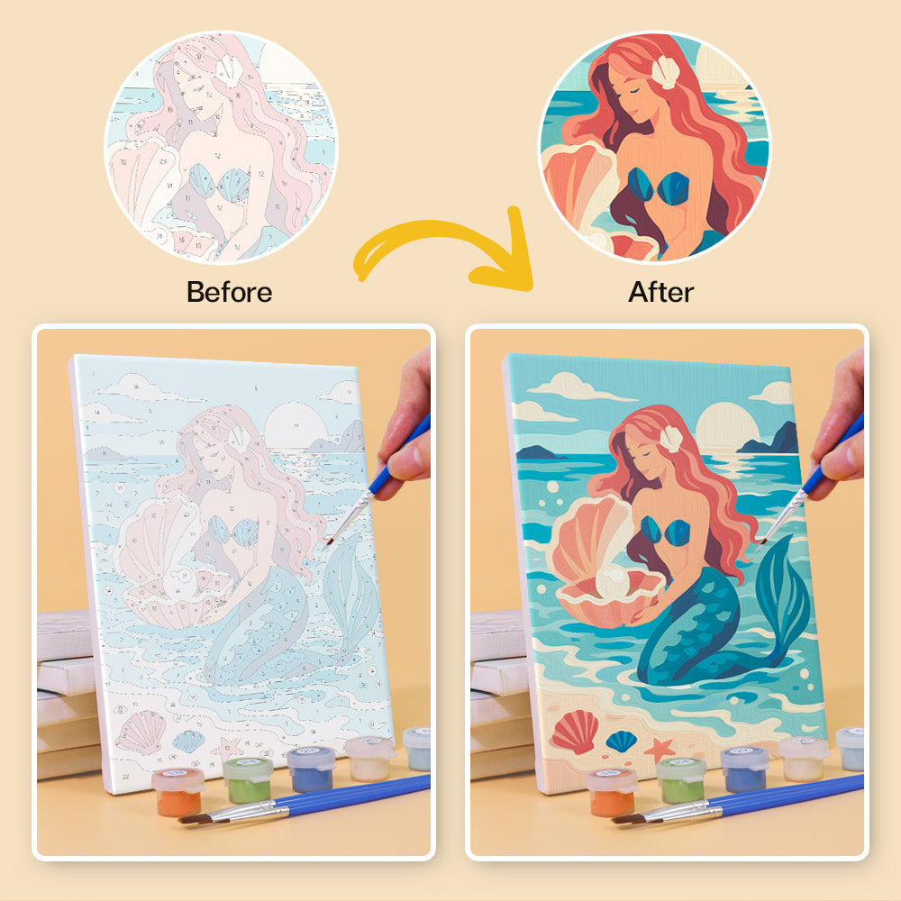 Enchanted Mermaid Adventures mini paint by numbers – image 10
