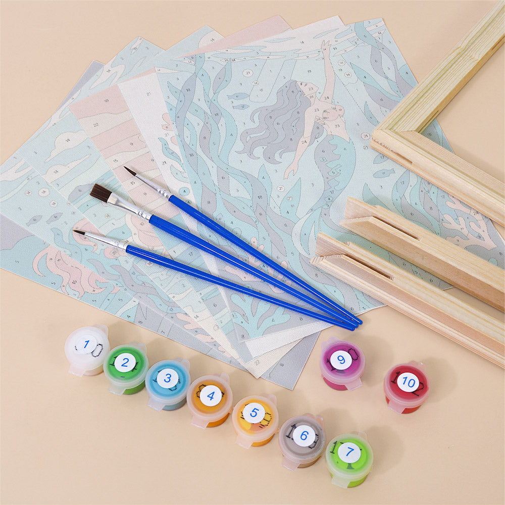 Enchanted Mermaid Adventures mini paint by numbers – image 11