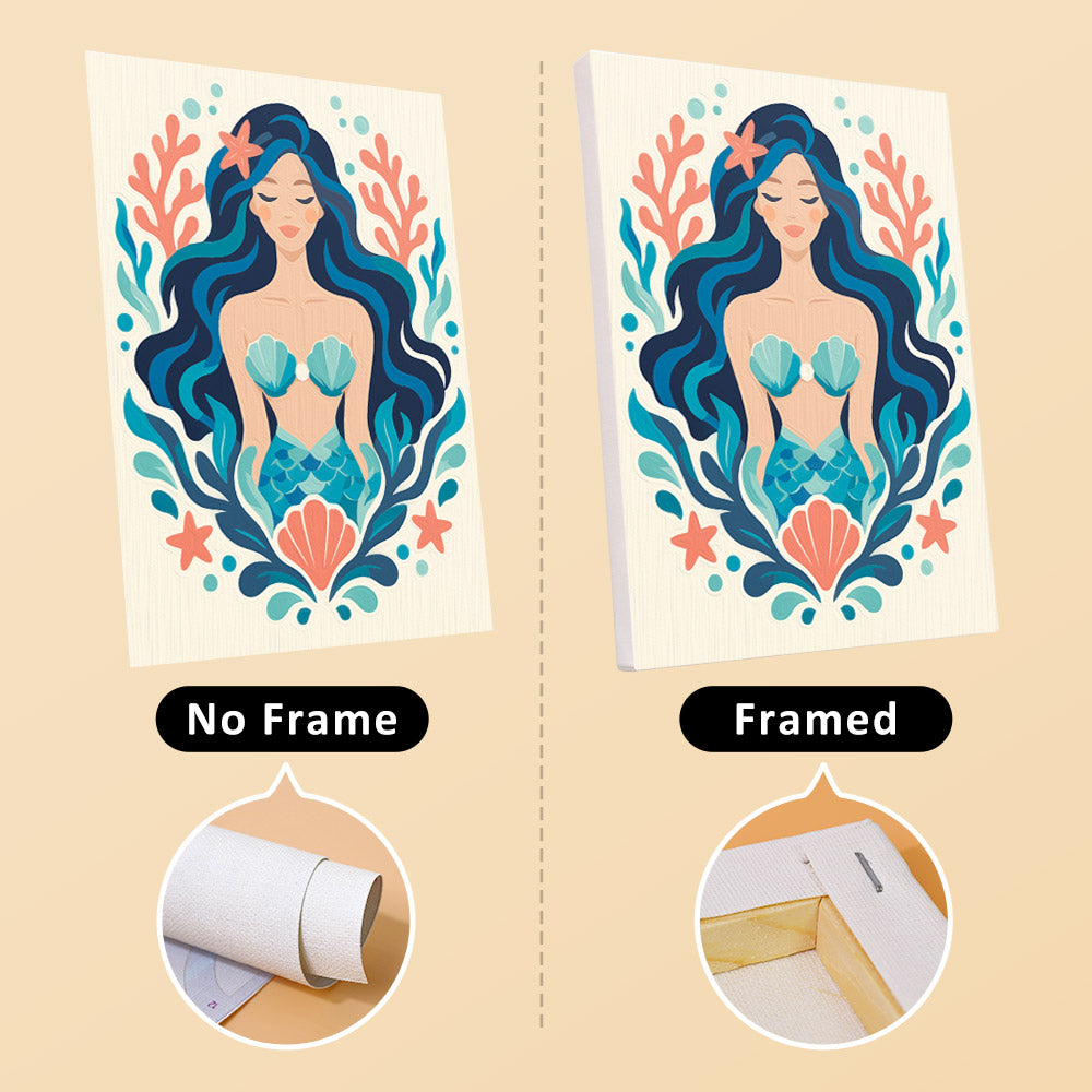 Enchanted Mermaid Adventures mini paint by numbers – image 13