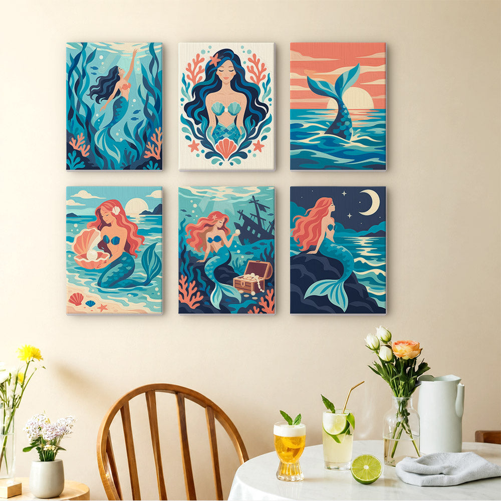Enchanted Mermaid Adventures mini paint by numbers – image 14