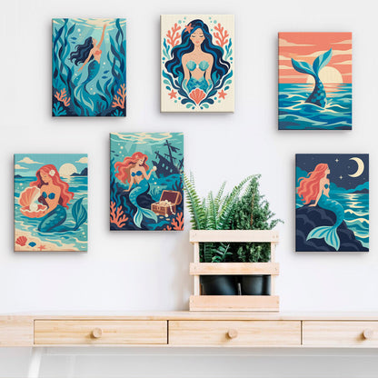 Enchanted Mermaid Adventures mini paint by numbers – image 15