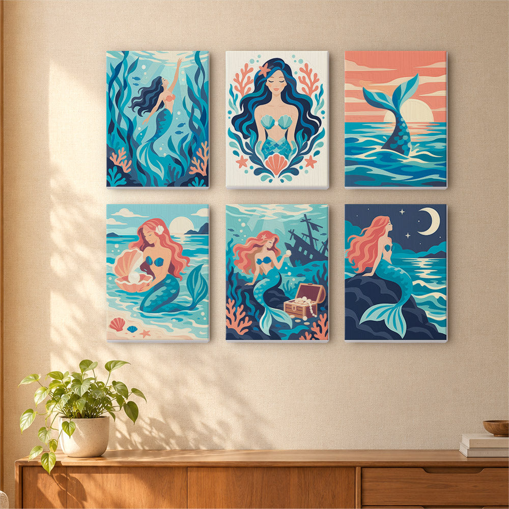 Enchanted Mermaid Adventures mini paint by numbers – image 16