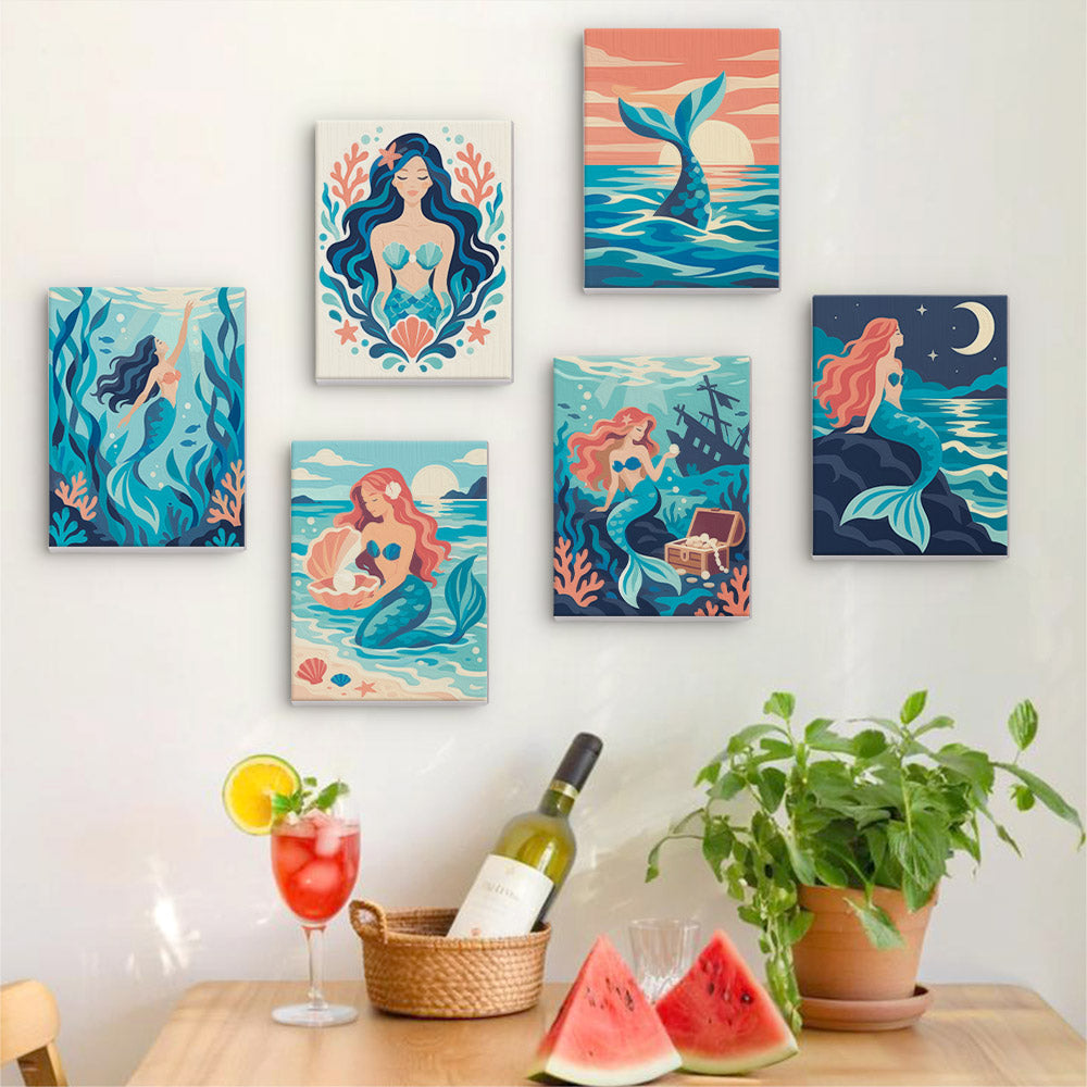 Enchanted Mermaid Adventures mini paint by numbers – image 17