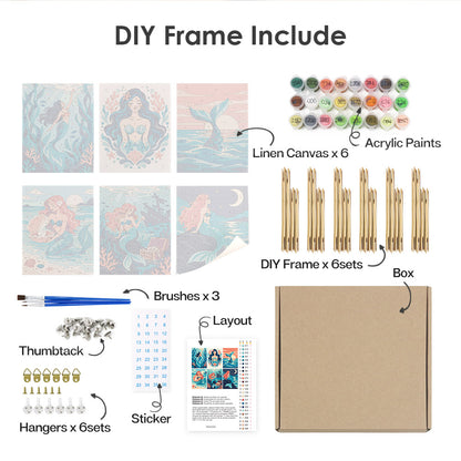Enchanted Mermaid Adventures mini paint by numbers – image 18