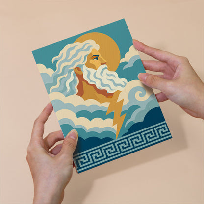 Lyre, Trident and Wise Owl mini paint by numbers – image 6