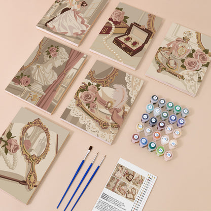 Romantic Vintage Vanity mini paint by numbers – image 1
