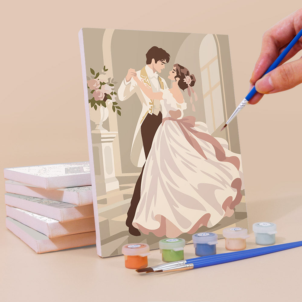 Romantic Vintage Vanity mini paint by numbers – image 3