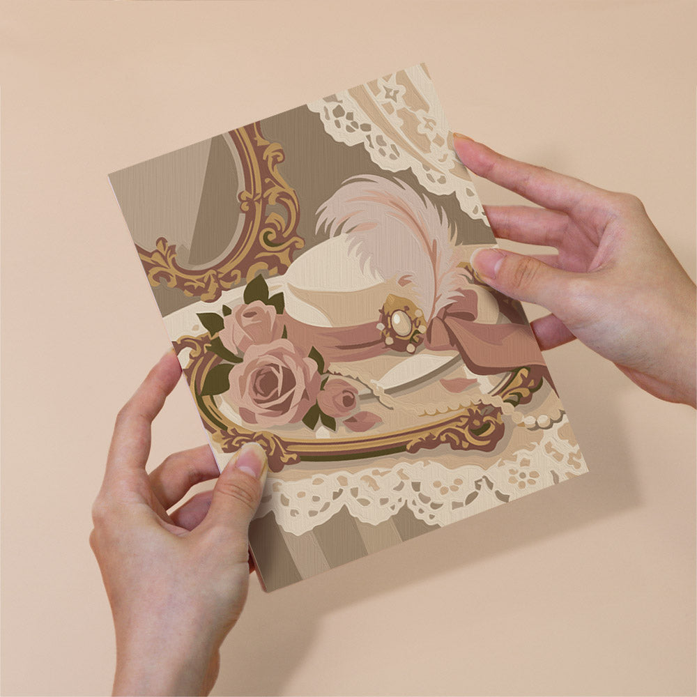 Romantic Vintage Vanity mini paint by numbers – image 6
