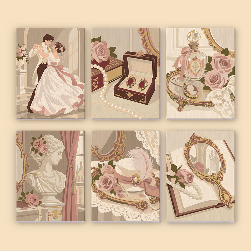 Romantic Vintage Vanity mini paint by numbers – image 8