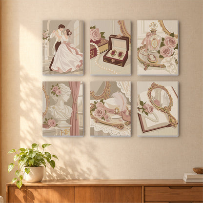 Romantic Vintage Vanity mini paint by numbers – image 16