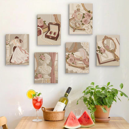 Romantic Vintage Vanity mini paint by numbers – image 17