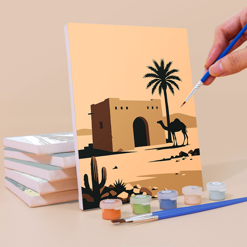 Graphic World Landmarks mini paint by numbers – image 3