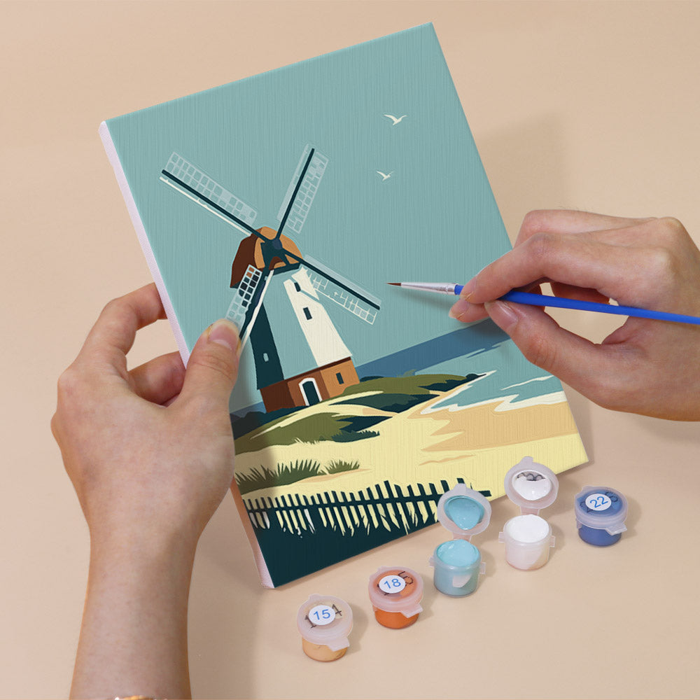 Graphic World Landmarks mini paint by numbers – image 5
