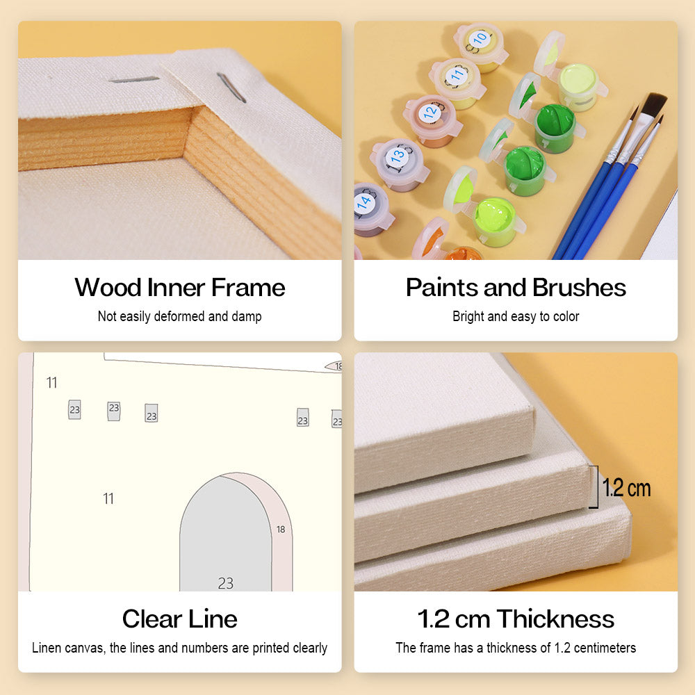 Graphic World Landmarks mini paint by numbers – image 9
