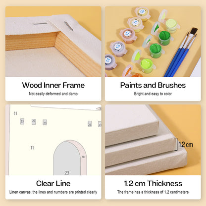 Graphic World Landmarks mini paint by numbers – image 9