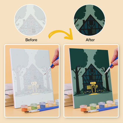Graphic World Landmarks mini paint by numbers – image 10