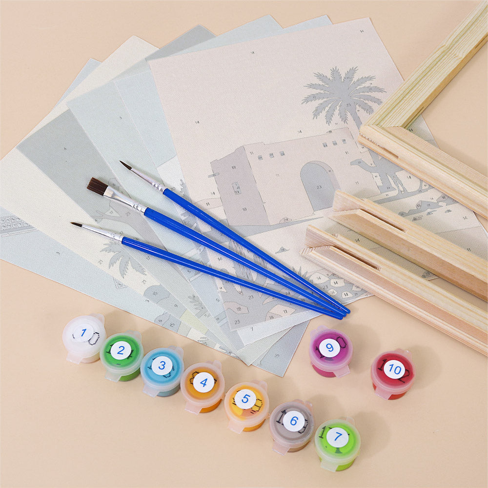 Graphic World Landmarks mini paint by numbers – image 11