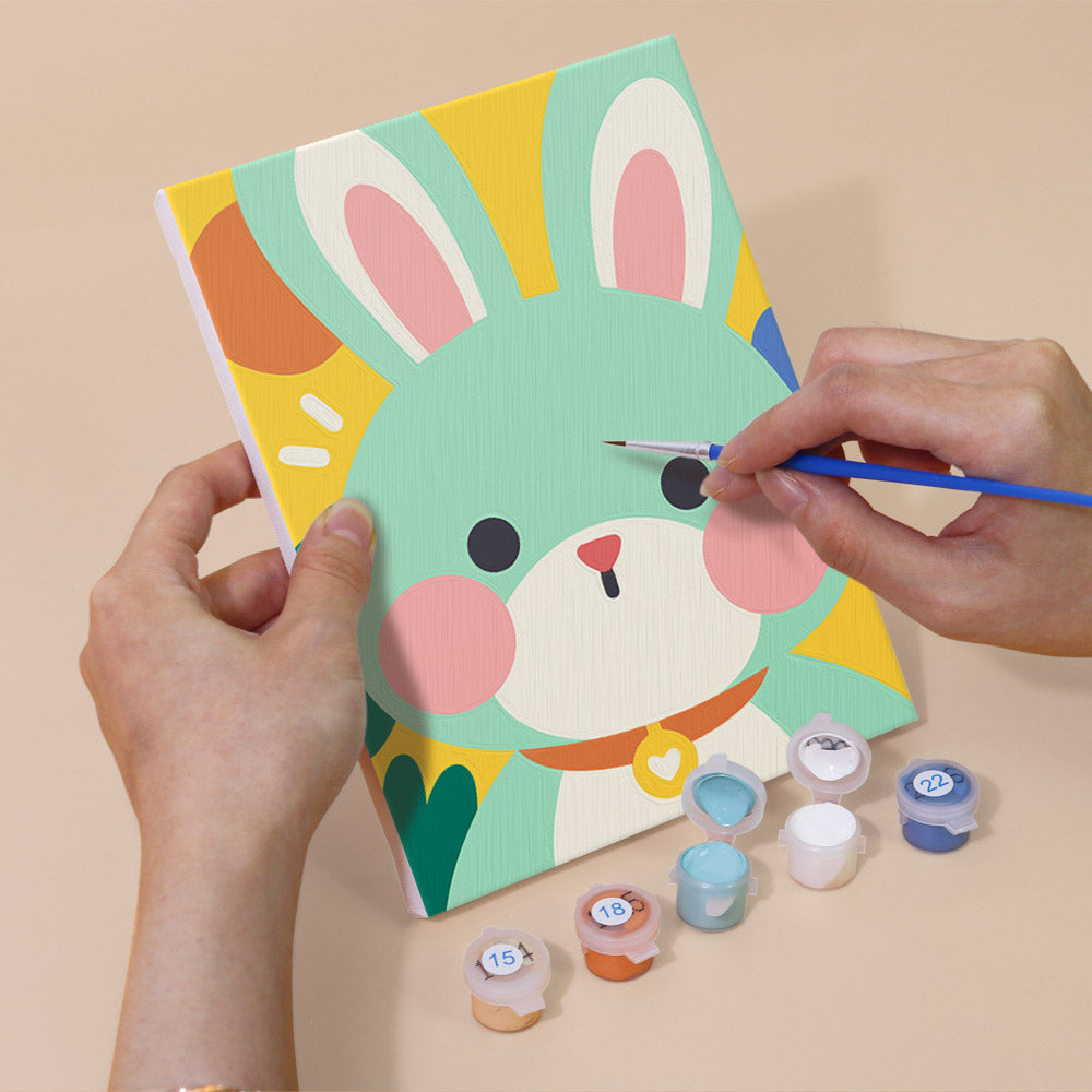 Bright Cute Pet Faces mini paint by numbers – image 5